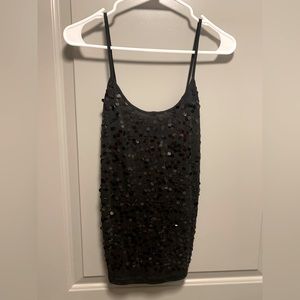 Sequin tank top